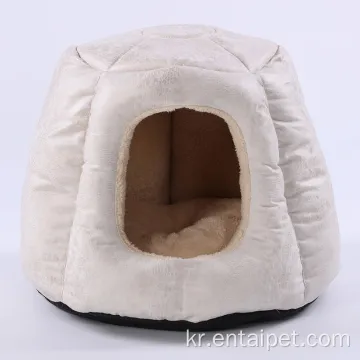 강아지 집 휴대용 고양이 집 내구성 동굴 침대